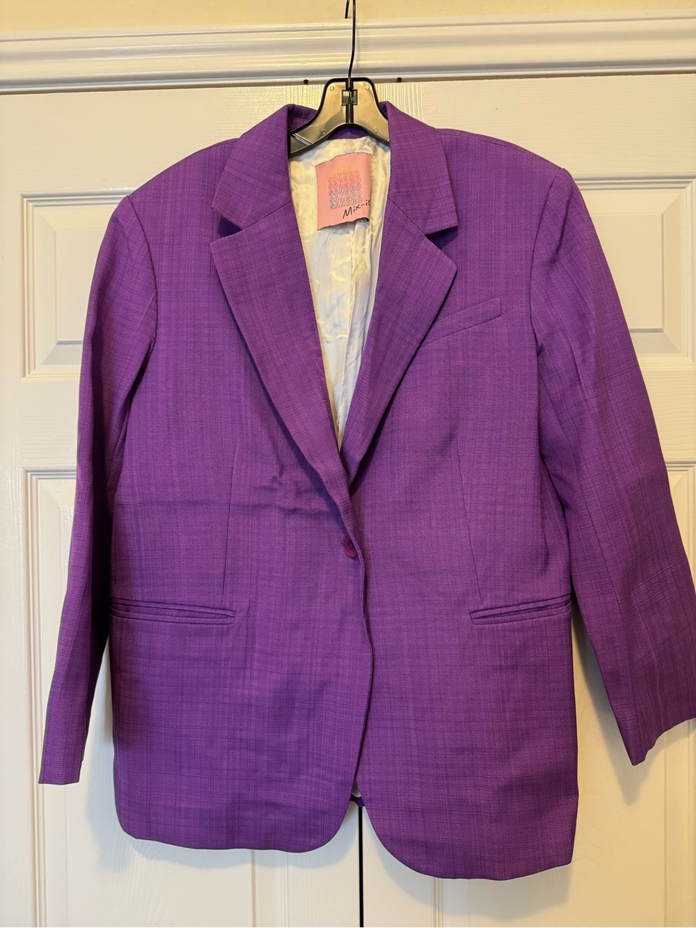 Sandro Purple Blazer